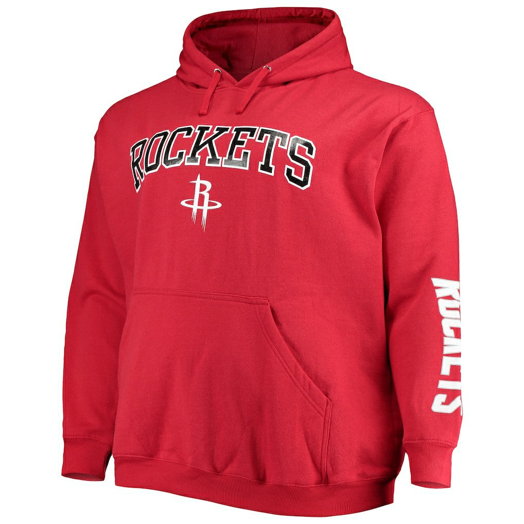 Houston Rockets Big & Tall Team Wordmark Pullover Hoodie sale - Red shop