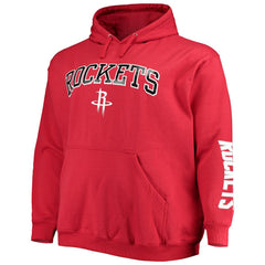 Houston Rockets Big & Tall Team Wordmark Pullover Hoodie sale - Red shop