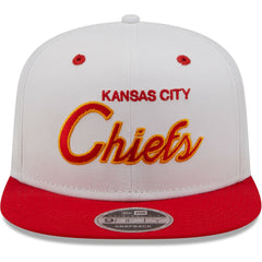Kansas City Chiefs New Era Sparky Original 9FIFTY Snapback Hat - White/Red on sale