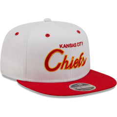 Kansas City Chiefs New Era Sparky Original 9FIFTY Snapback Hat - White/Red on sale