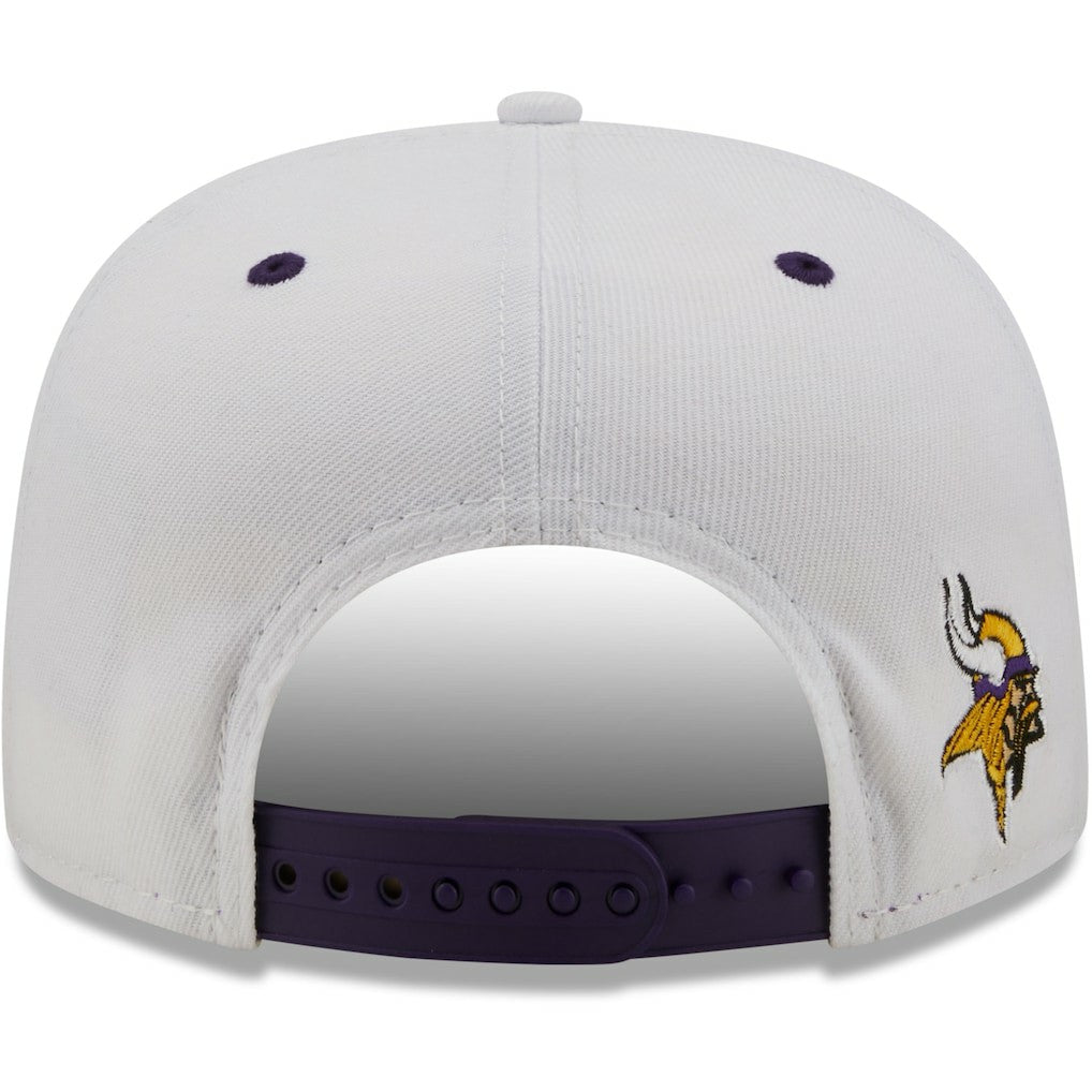 Minnesota Vikings New Era Sparky Original 9FIFTY Snapback Hat - White/Purple online