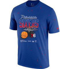 Philadelphia 76ers Courtside Splatter T-Shirt - Royal online