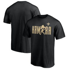Alvin Kamara New Orleans Saints Checkdown T-Shirt - Black discount