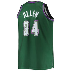 Ray Allen Milwaukee Bucks Big & Tall 1996/97 Hardwood Classics Swingman Jersey - Hunter Green cheap