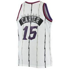 Vince Carter Toronto Raptors 1998/99 Big & Tall Hardwood Classics Swingman Jersey - White on sale