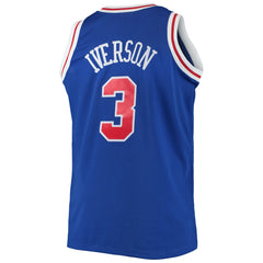 Allen Iverson Philadelphia 76ers 1996/97 Big & Tall Hardwood Classics Swingman Jersey - Royal outlet