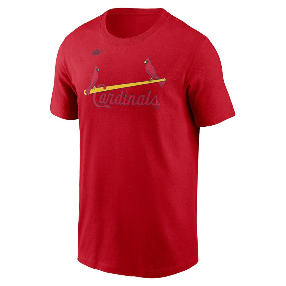 St. Louis Cardinals Cooperstown Collection Wordmark T-Shirt Red