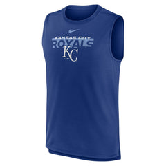 Kansas City Royals Knockout Stack Exceed Performance Muscle Tank Top -Royal
