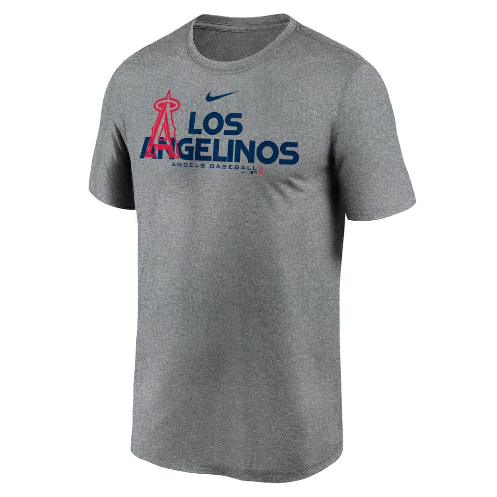 Los Angeles Angels Local Rep Legend Performance T-Shirt Heathered Charcoal