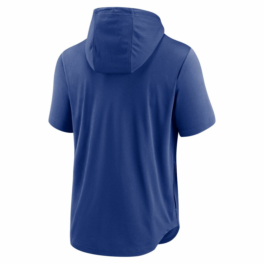 Kansas City Royals Lockup Performance Short Sleeve Lightweight Hooded Top Royal