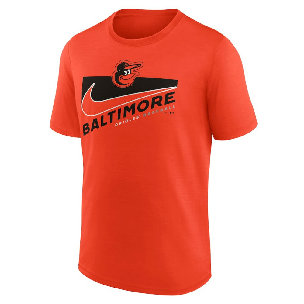 Baltimore Orioles Swoosh Town Performance T-Shirt Orange