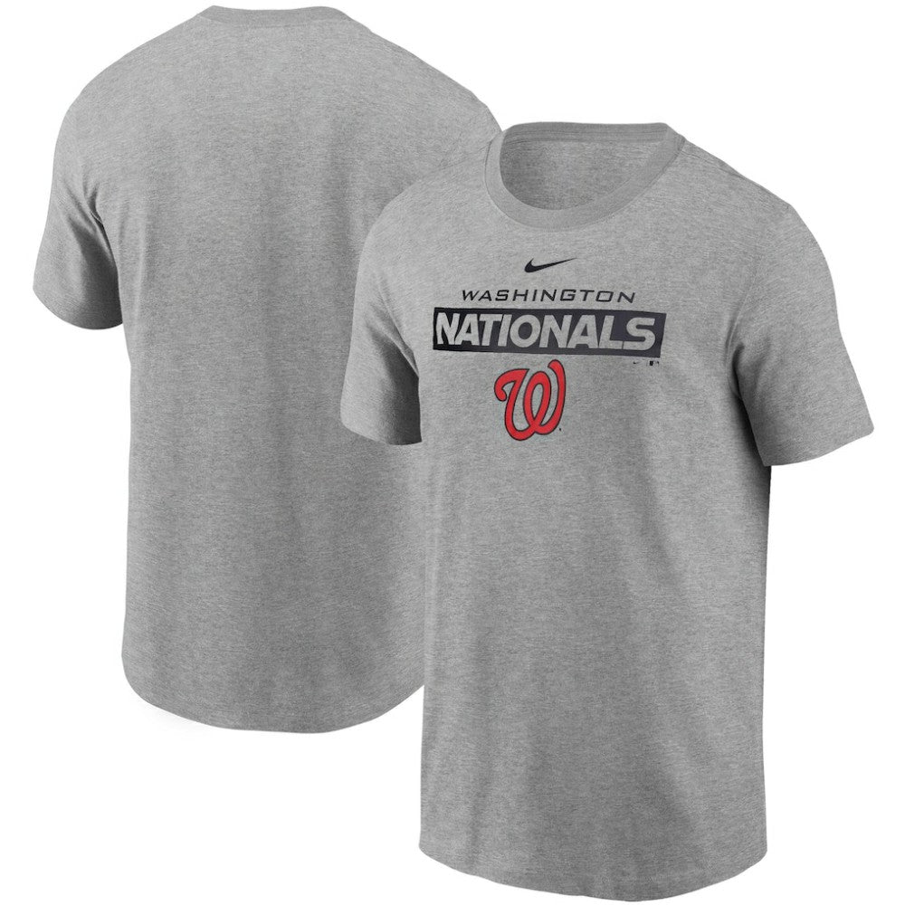 Washington Nationals Team T-Shirt Heather Gray