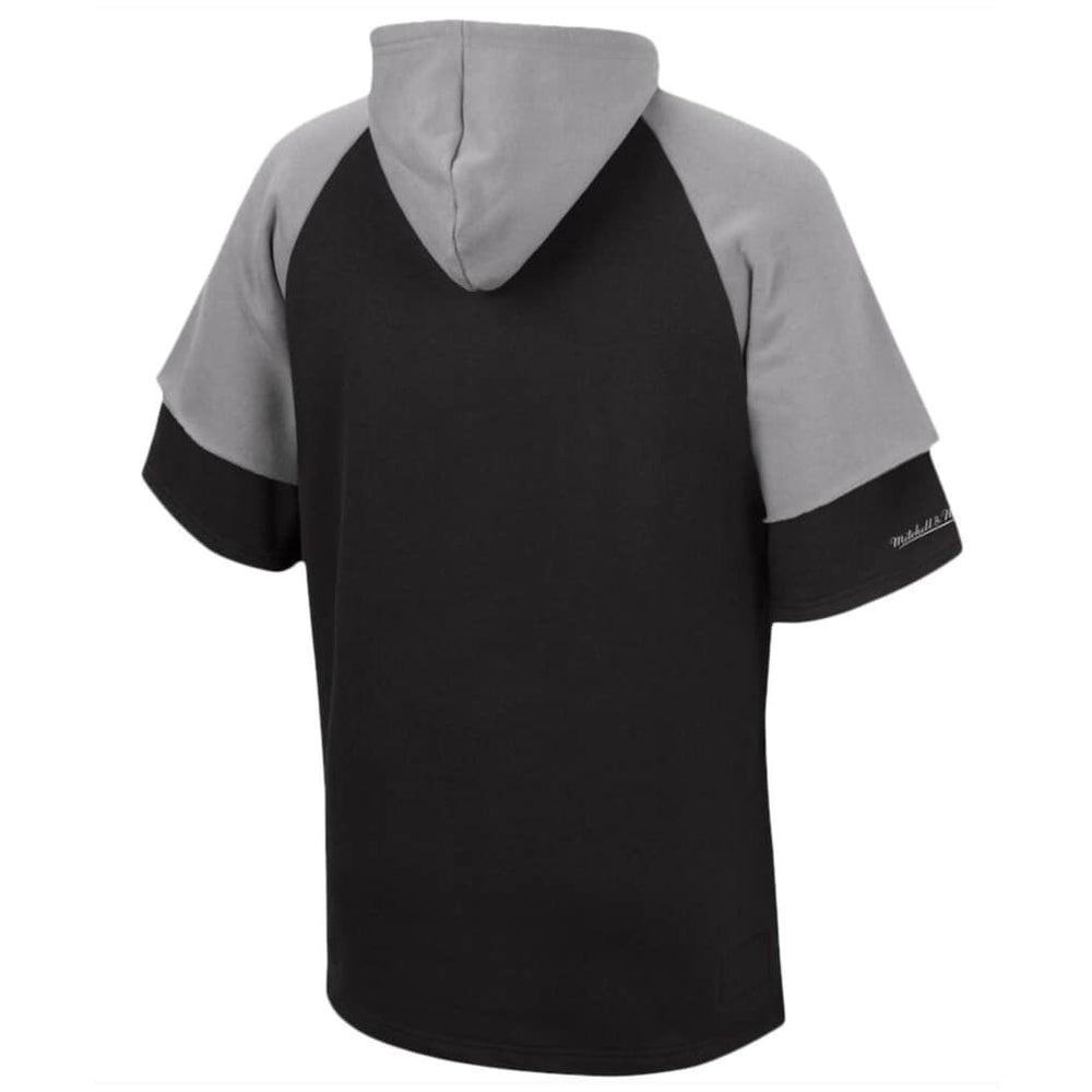 Las Vegas Raiders Home Advantage Raglan Short Sleeve Pullover Hoodie - Black cheap