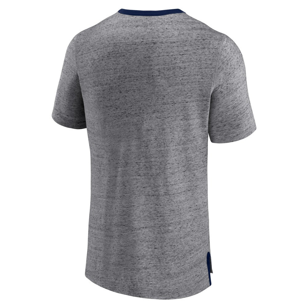 Minnesota Twins Iconic Team Element Speckled Ringer T-Shirt Heathered Gray