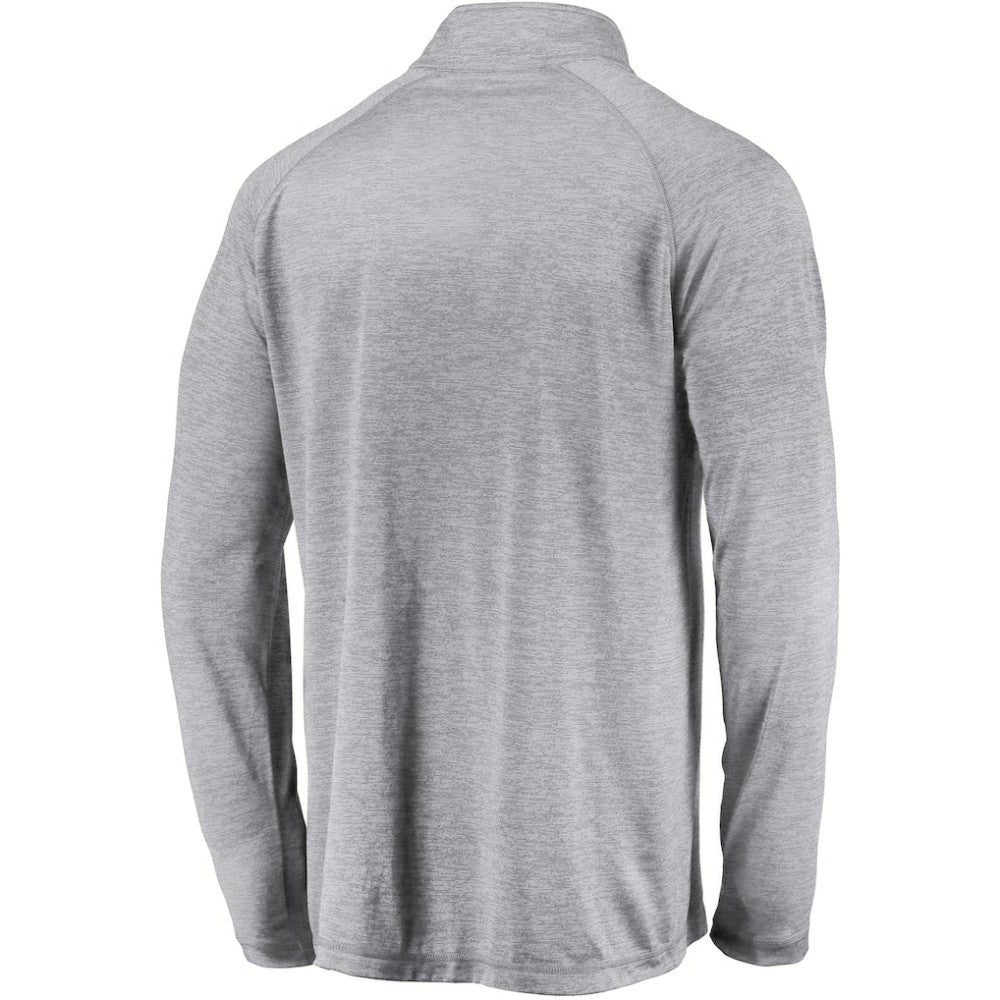 San Diego Padres Primary Logo Quarter-Zip Raglan Jacket Gray