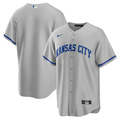 Kansas City Royals Road Replica Team Jersey Gray