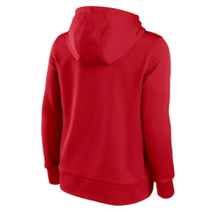 Washington Nationals Women's Alternate Logo Performance Pullover Hoodie Red
