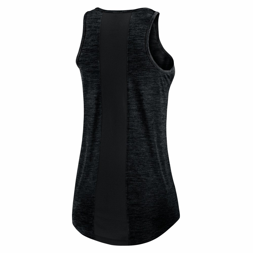 Chicago White Sox Women's Logo Fade High Neck Performance Tank Top Black