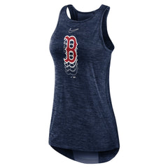 Boston Red Sox Women's Logo Fade High Neck Performance Tank Top Navy