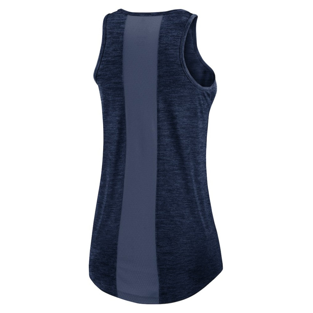Boston Red Sox Women's Logo Fade High Neck Performance Tank Top Navy