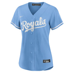 Kansas City Royals Women's Alternate Replica Team Logo Jersey Light Blue