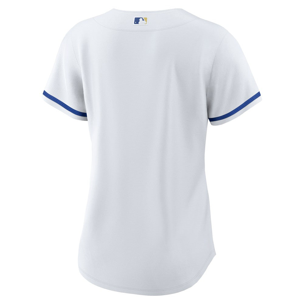 Kansas City Royals Women's Home Replica Team Logo Jersey White