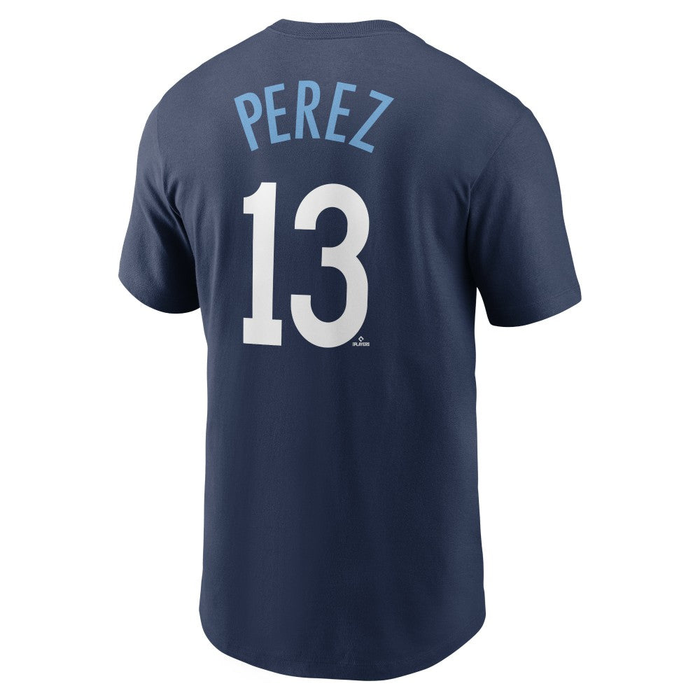 Salvador Perez Kansas City Royals City Connect Name & Number T-Shirt Navy