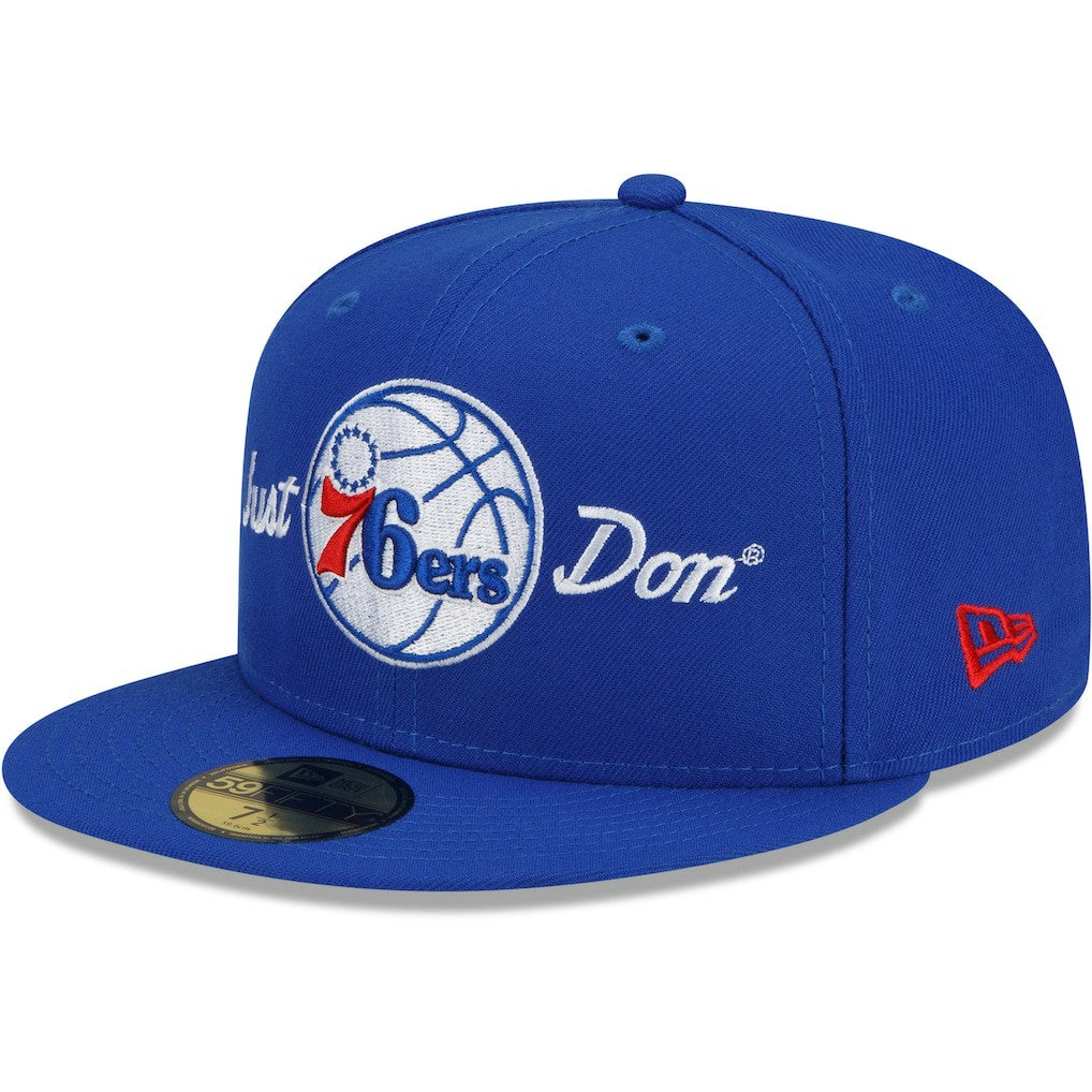Philadelphia 76ers x Just Don 59FIFTY Fitted Hat - Royal shop