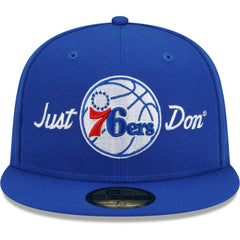 Philadelphia 76ers x Just Don 59FIFTY Fitted Hat - Royal shop