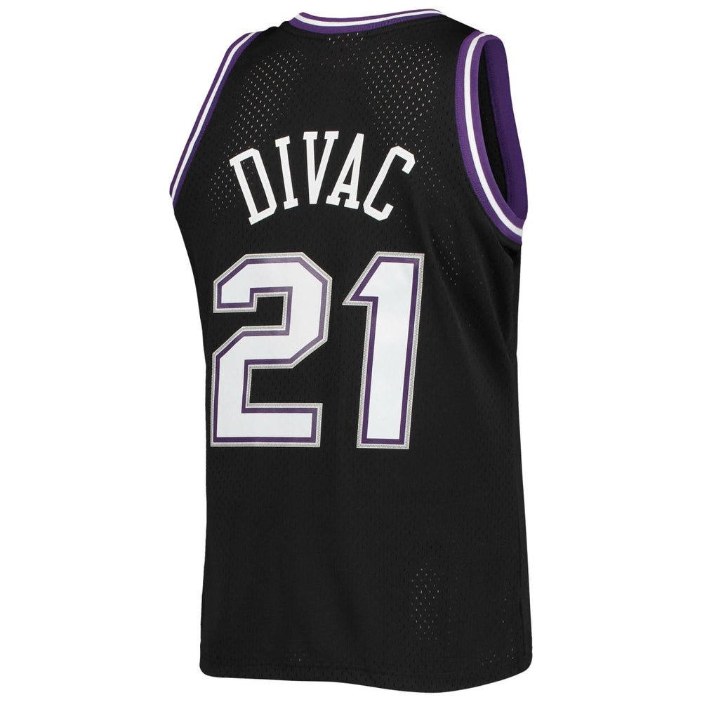 Vlade Divac Sacramento Kings 2000/01 Hardwood Classics Swingman Jersey - Black cheap