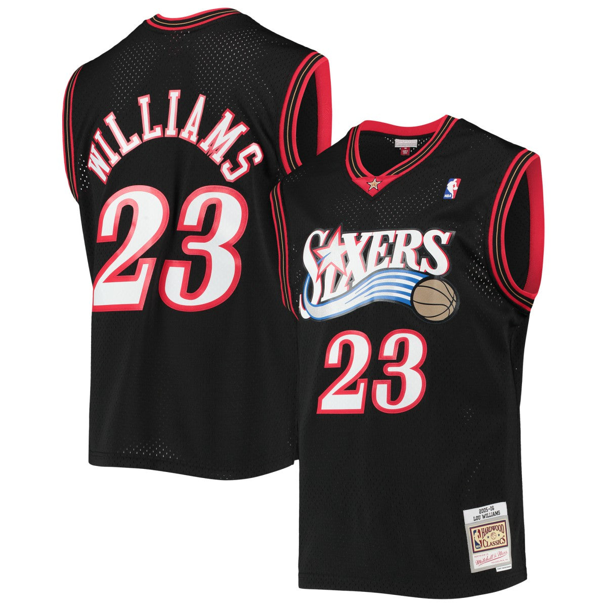 Lou Williams Philadelphia 76ers 2005/06 Hardwood Classics Swingman Jersey - Black online
