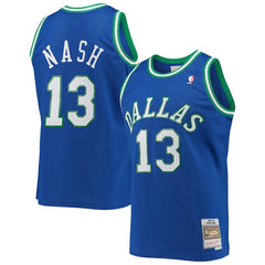 Steve Nash Dallas Mavericks 1998/99 Hardwood Classics Swingman Jersey sale - Blue cheap