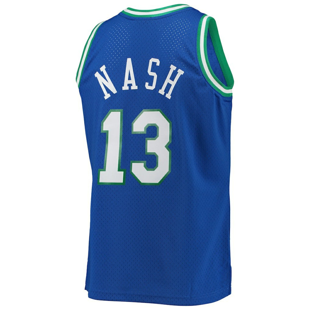 Steve Nash Dallas Mavericks 1998/99 Hardwood Classics Swingman Jersey sale - Blue cheap
