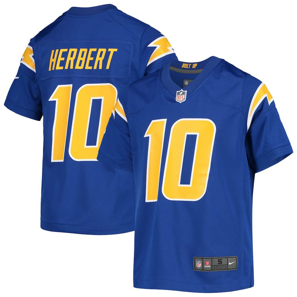 Justin Herbert Los Angeles Chargers Youth Game Jersey - Royal for sale