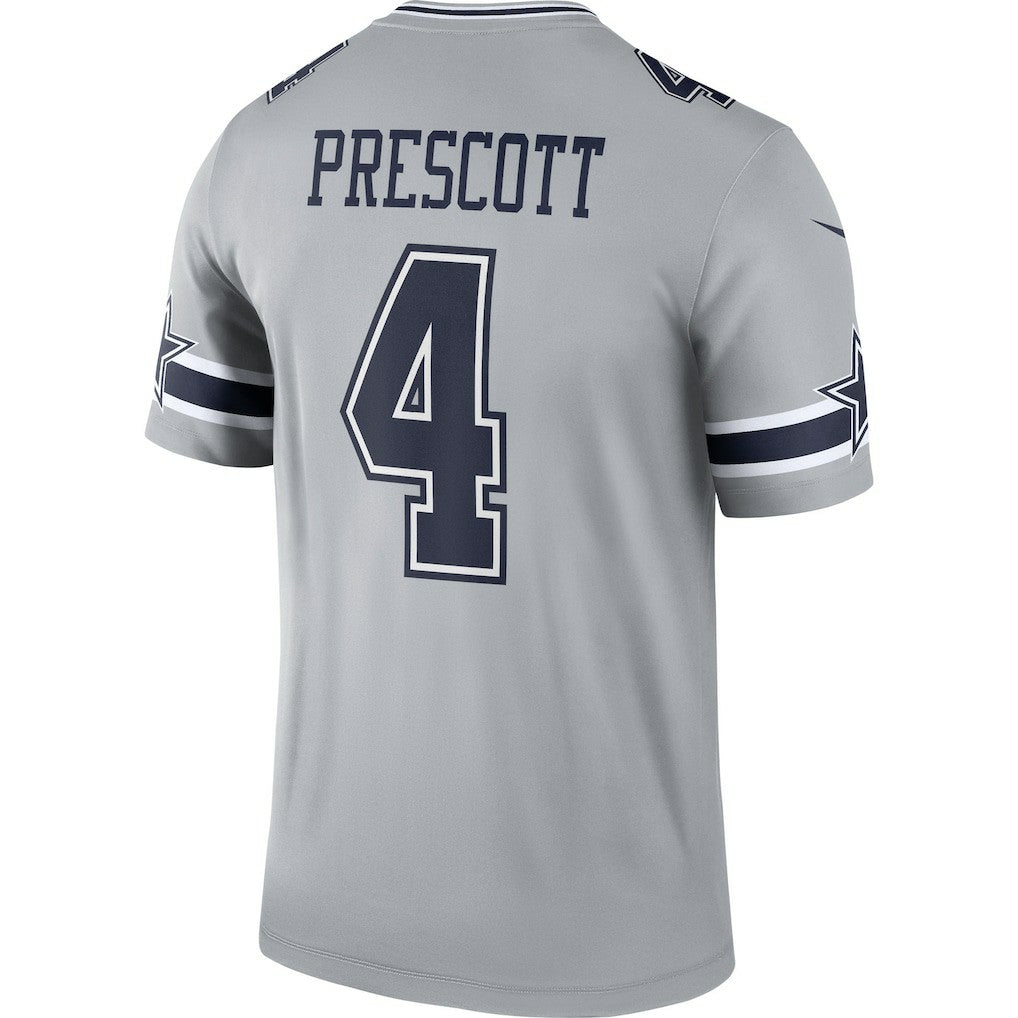 Dak Prescott Dallas Cowboys Inverted Legend Player Performance Top - Gray sale