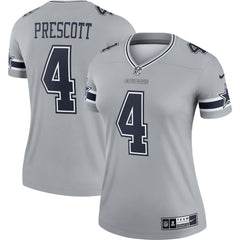 Dak Prescott Dallas Cowboys Women's Legend Player Performance Top - Gray outlet