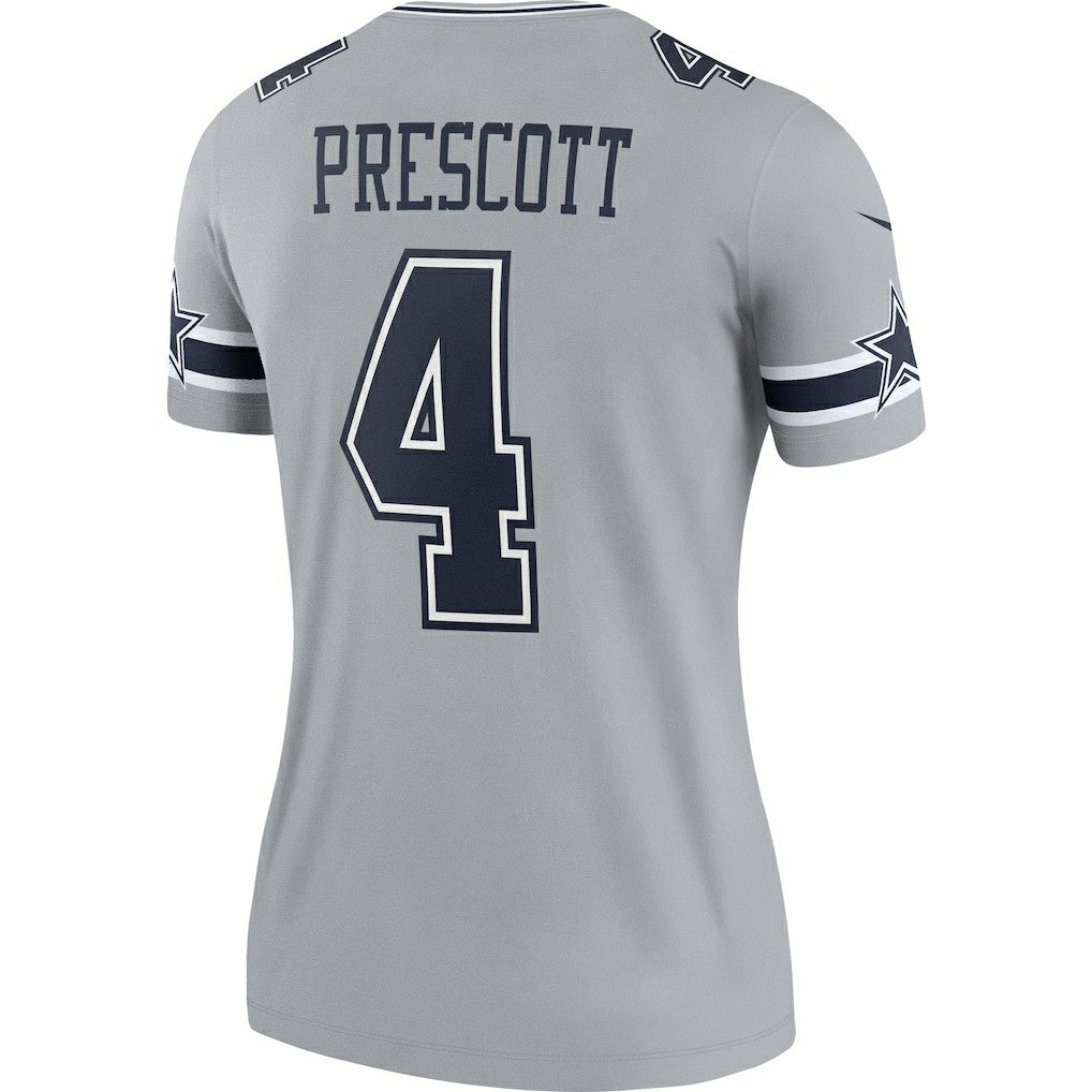 Dak Prescott Dallas Cowboys Women's Legend Player Performance Top - Gray outlet