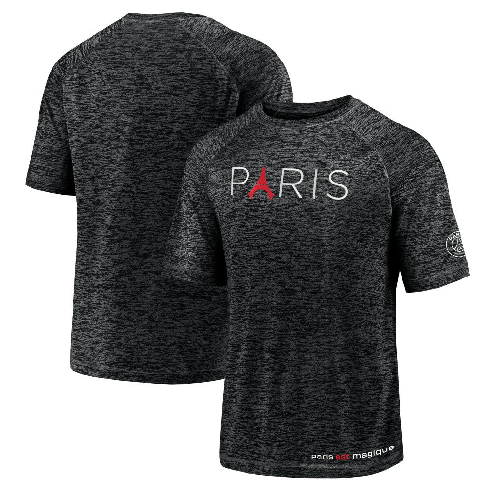Paris Saint-Germain Tower Space-Dye Raglan T-Shirt - Black online