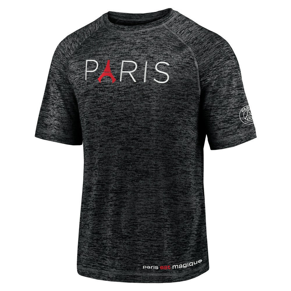 Paris Saint-Germain Tower Space-Dye Raglan T-Shirt - Black online