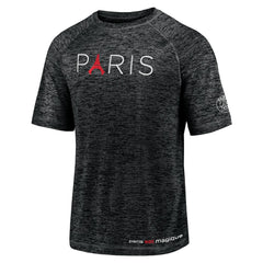 Paris Saint-Germain Tower Space-Dye Raglan T-Shirt - Black online