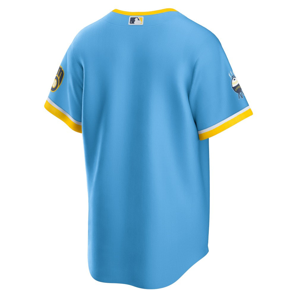 Milwaukee Brewers City Connect Replica Team Jersey Powder Blue
