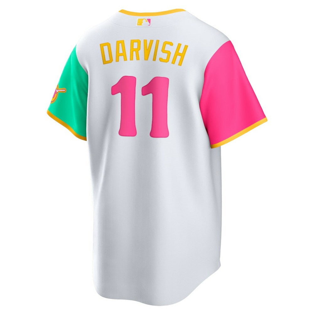 Yu Darvish San Diego Padres City Connect Replica Player Jersey White
