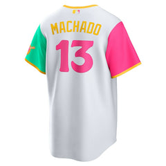 Manny Machado San Diego Padres City Connect Replica Player Jersey White