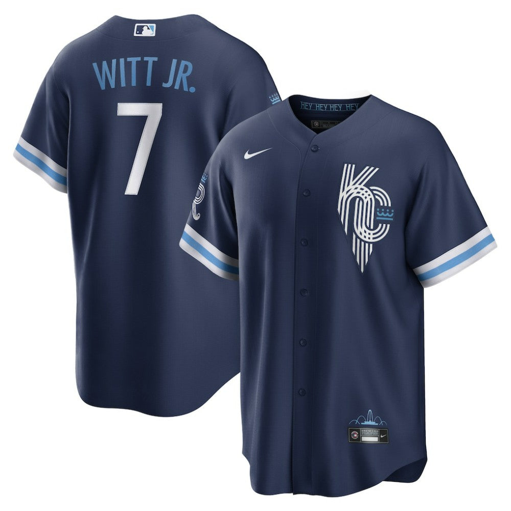 Bobby Witt Jr. Kansas City Royals City Connect Replica Player Jersey Navy