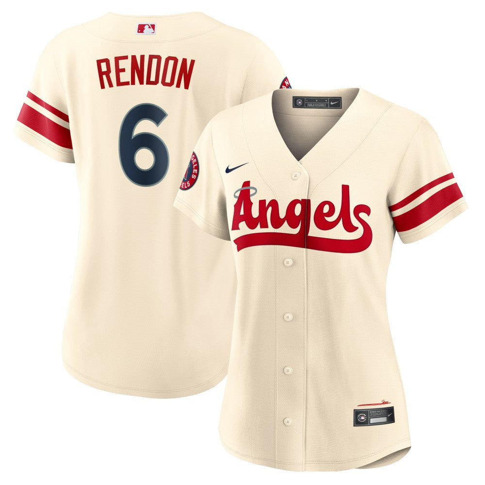 Anthony Rendon Los Angeles Angels Women's City Connect Replica Player Jersey Cream