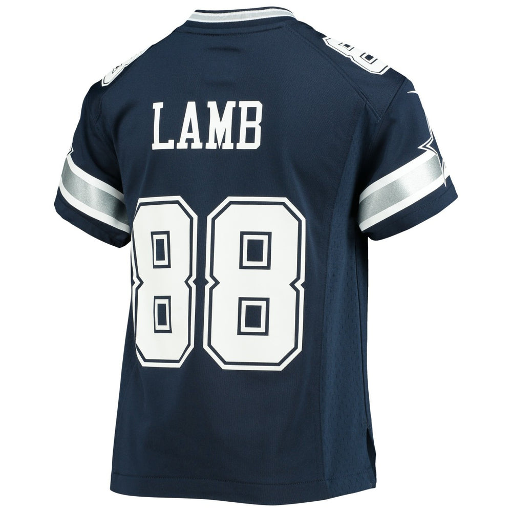 CeeDee Lamb Dallas Cowboys Youth Player Game Jersey - Navy sale