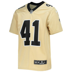 Alvin Kamara New Orleans Saints Youth Inverted Team Game Jersey - Gold cheap