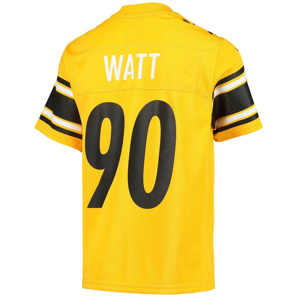 T.J. Watt Pittsburgh Steelers Youth Inverted Team Game Jersey - Gold cheap