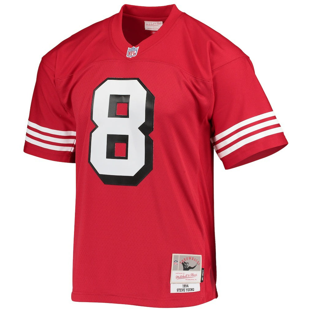 Steve Young San Francisco 49ers Legacy Replica Jersey - Scarlet for sale