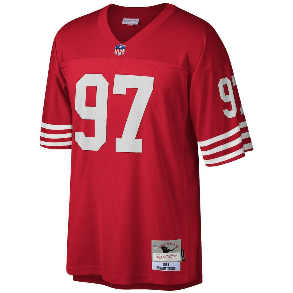 Bryant Young San Francisco 49ers Legacy Replica Jersey - Scarlet for sale